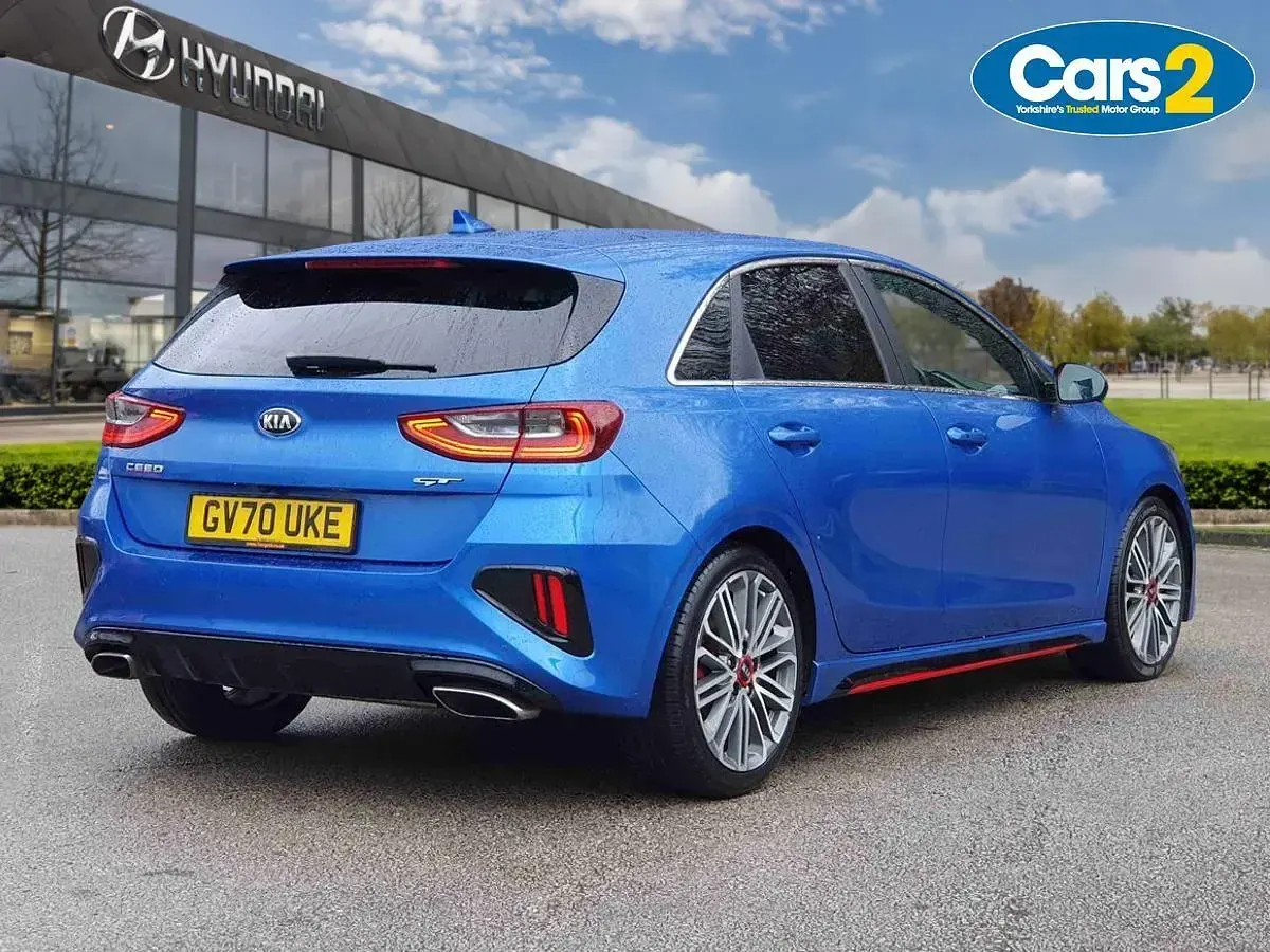 Used Kia Ceed GT GT 204 HP (150 kW) 2021 Blue Hatchback