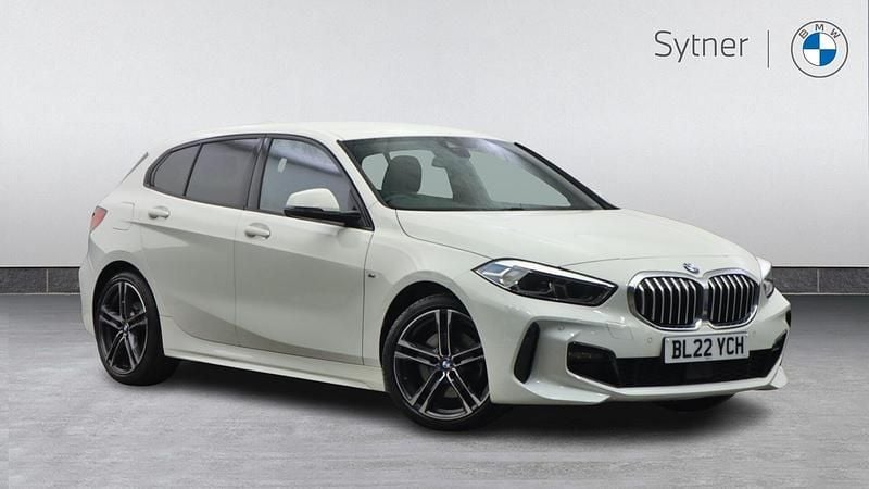 White Used 2022 BMW 118 M Sport Hatchback | £18,500 (Good price) - Image 1/4