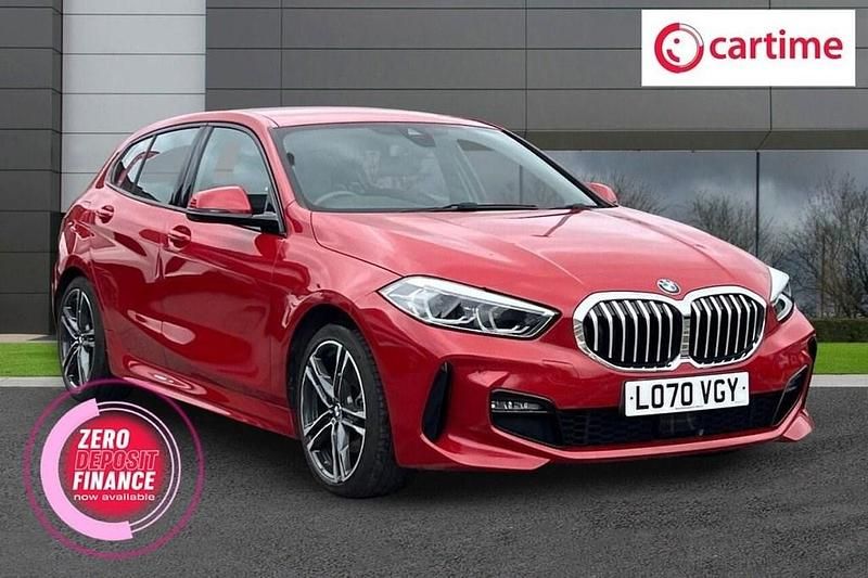 Used BMW 118 M Sport 140 HP (102 kW) 2021 Red Hatchback