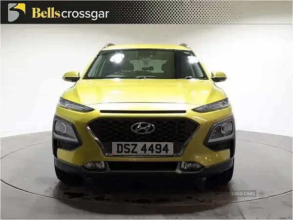 Used Hyundai Kona Premium 2019 Yellow SUV