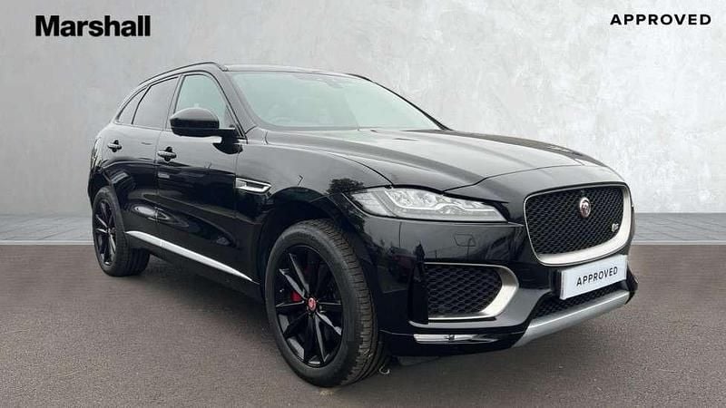 Black Used 2018 Jaguar F-Pace S SUV | £27,082 (Fair price) - Image 1/4