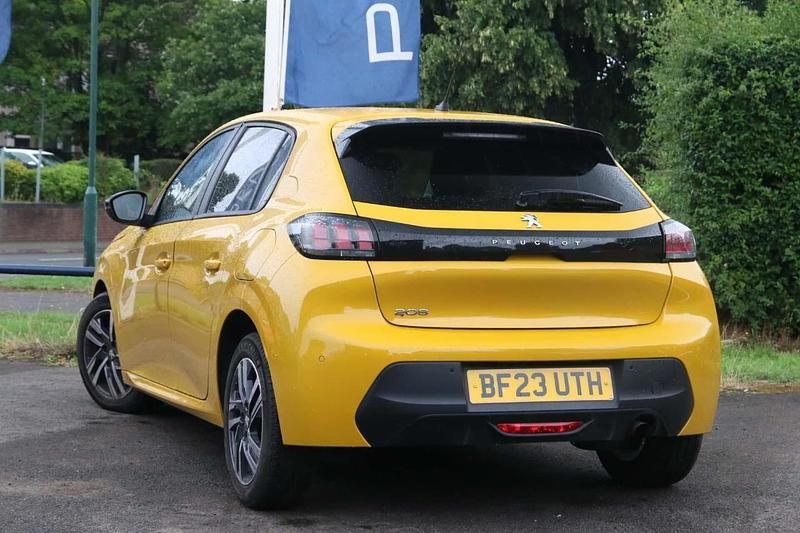Yellow Used 2023 Peugeot 208 Active+ Hatchback | £12,891 (Good price) - Image 1/4