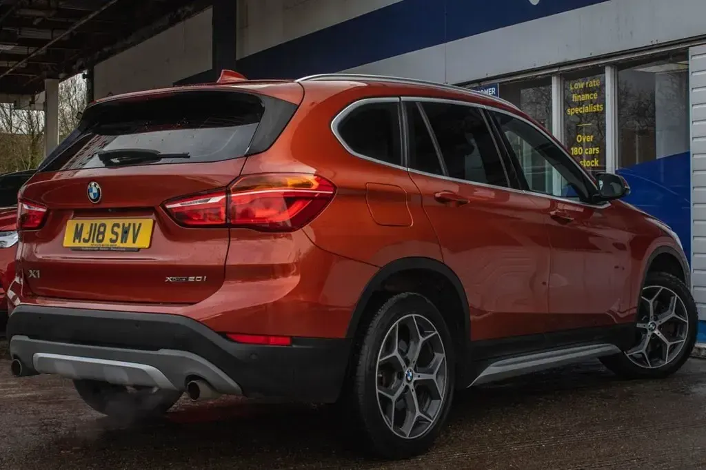 Used BMW X1 xLine 192 HP (141 kW) 2018 Orange SUV