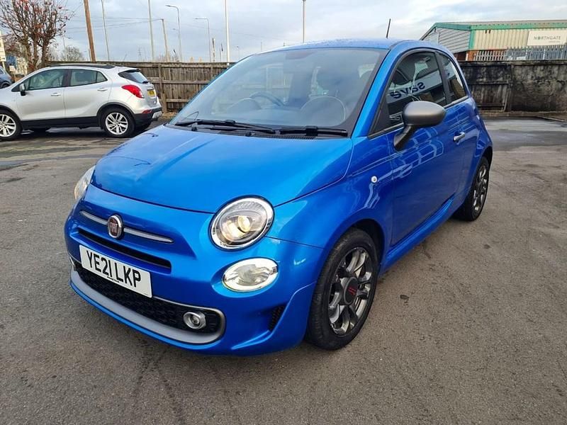 Used Fiat 500 Sport 70 HP (51 kW) 2021 Blue Hatchback