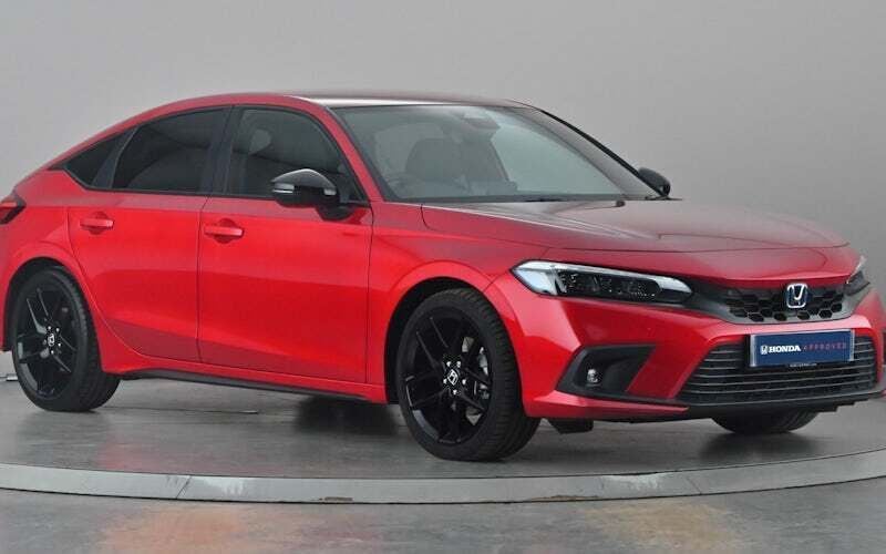 Red Used 2023 Honda Civic Sport Hatchback | £27,999 (Fair price) - Image 1/4