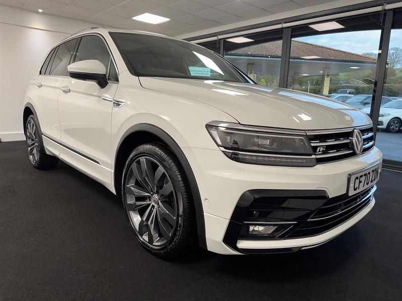 Used VW Tiguan R-line 150 HP (110 kW) 2020 White SUV