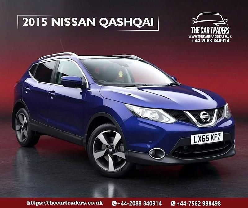 Blue Used 2015 Nissan Qashqai N-TEC SUV | £7,688 (Fair price) - Image 1/4