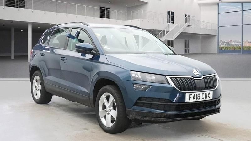 Blue Used 2018 Skoda Karoq SE SUV | £13,990 (Fair price) - Image 1/4