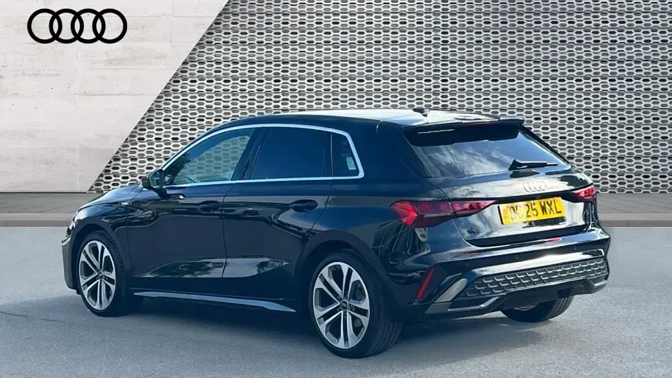 Used Audi A3 S-Line 150 HP (110 kW) 2025 Black