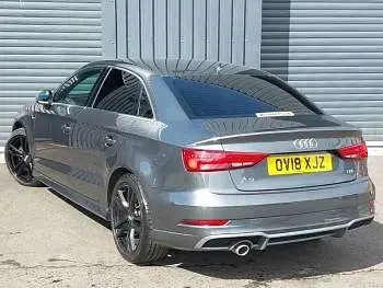 Used Audi A3 S-Line 116 HP (85 kW) 2018 Grey Sedan