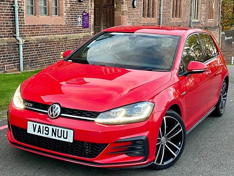 Red Used 2019 VW Golf VII GTD Hatchback | £14,250 (Super price) - Image 1/4