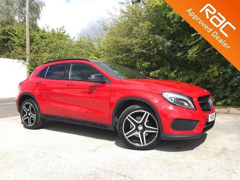 Red Used 2016 Mercedes GLA220 AMG line SUV | £12,995 (Fair price) - Image 1/4