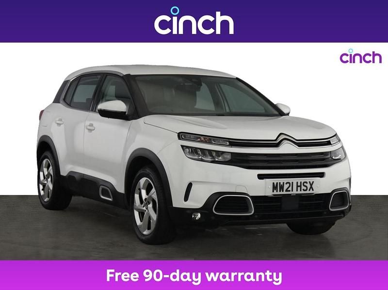White Used 2021 Citroën C5 Aircross PureTech SUV | £12,299 (Fair price) - Image 1/3