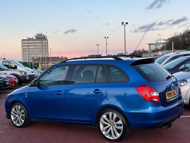 Used Skoda Fabia vRS 2012 Blue Estate