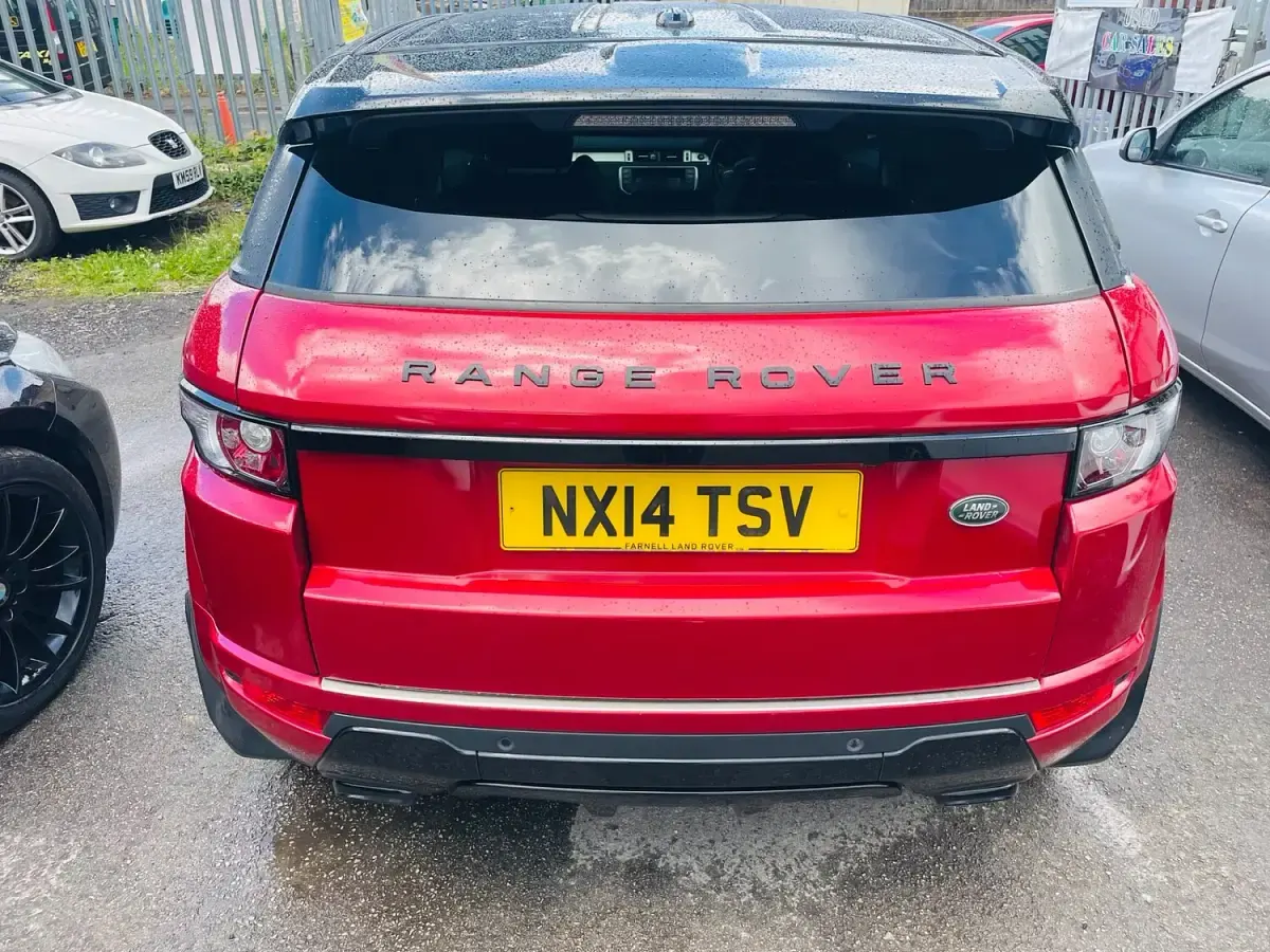 Used Land Rover Range Rover evoque Dynamic 2014 Red SUV