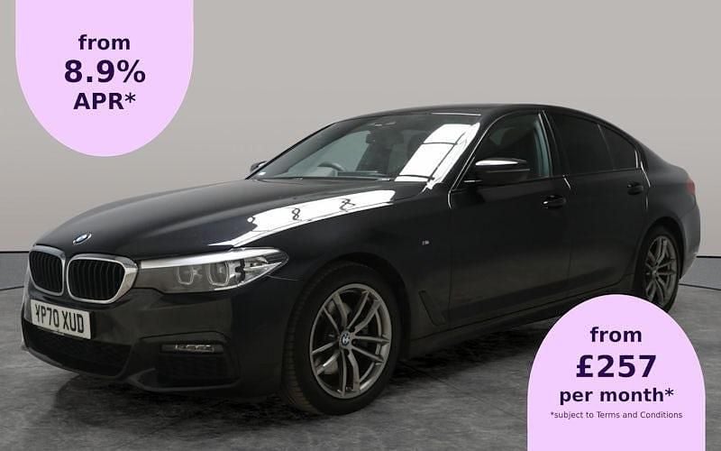 Black Used 2020 BMW 520 M Sport Sedan | £17,977 (Super price) - Image 1/3