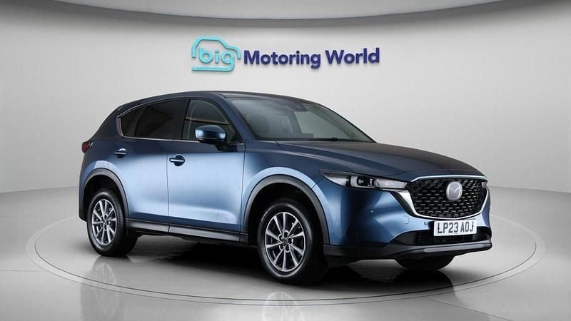 Blue Used 2023 Mazda CX-5 Center-Line SUV | £16,200 (Good price) - Image 1/4
