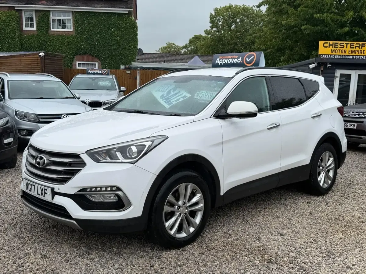 Used Hyundai Santa Fe Premium 200 HP (147 kW) 2017 White SUV