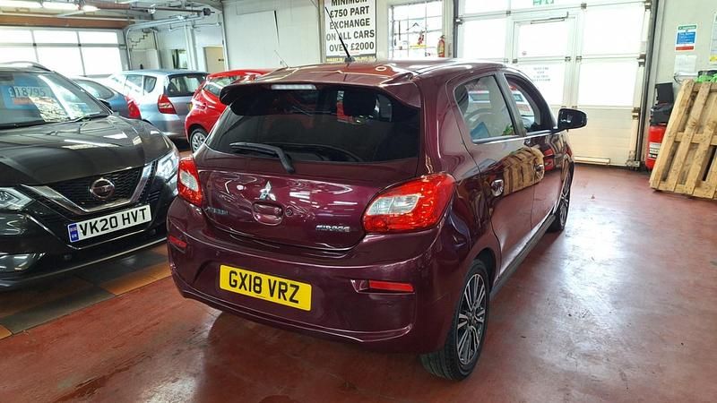 Used Mitsubishi Mirage 2018 Purple Hatchback
