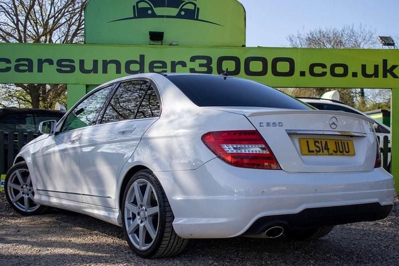 Used Mercedes C250 Sport Edition 2014 White Sedan