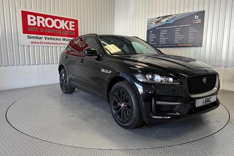 Black Used 2018 Jaguar F-Pace R-Sport SUV | £18,490 (Good price) - Image 1/1