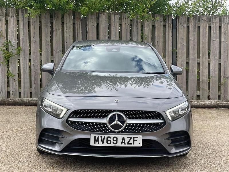 Used Mercedes A200 AMG line 163 HP (119 kW) 2019 Grey Sedan