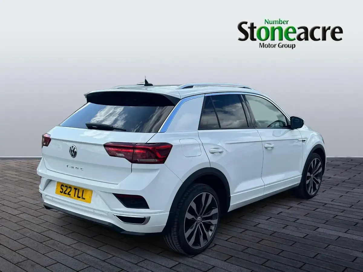 Used VW T-Roc R-line 150 HP (110 kW) 2020 White SUV