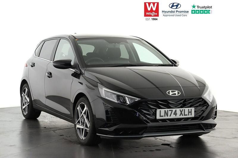 Black Used 2024 Hyundai i20 Premium Hatchback | £19,299 (Expensive) - Image 1/3