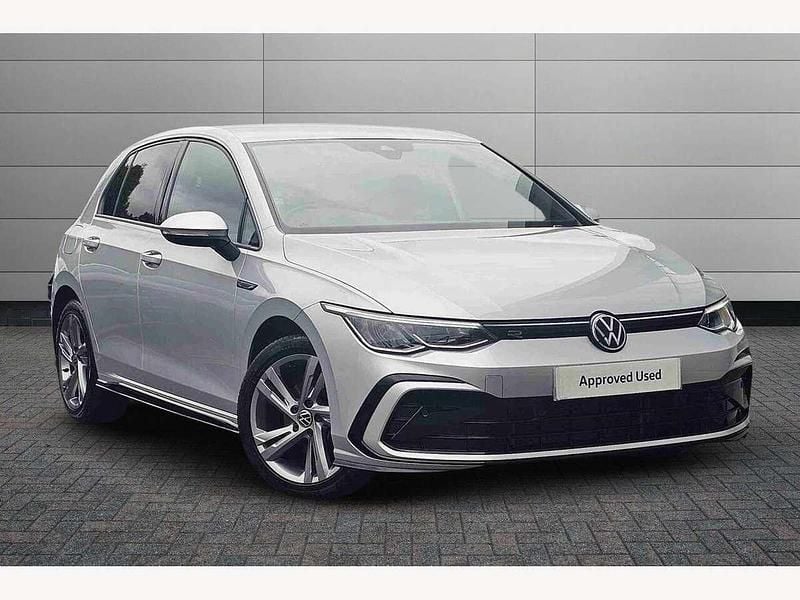 Silver Used 2022 VW Golf VIII R-line Hatchback | £21,295 (Fair price) - Image 1/3