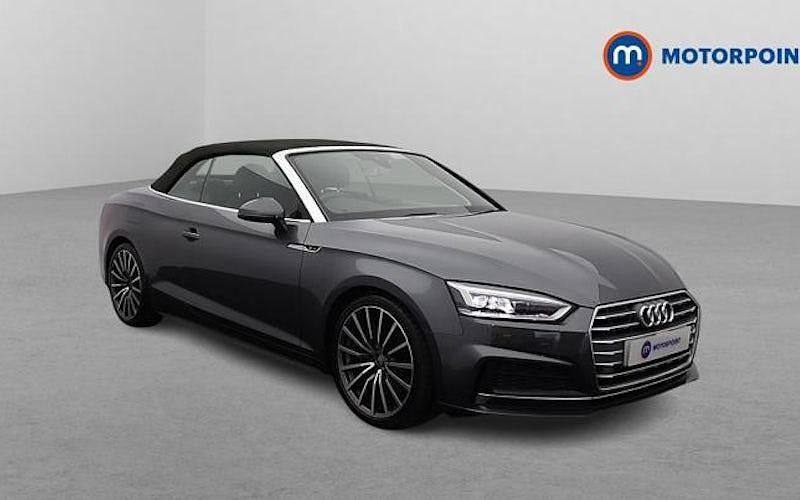 Grey Used 2019 Audi A5 Cabriolet S-Line Cabriolet | £19,099 (Fair price) - Image 1/4