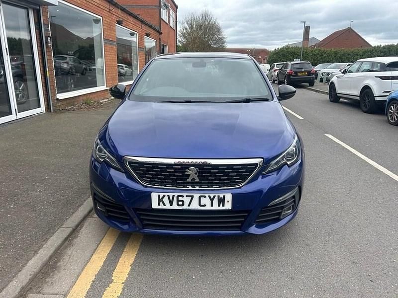 Used Peugeot 308 GT-line 120 HP (88 kW) 2017 Blue Hatchback