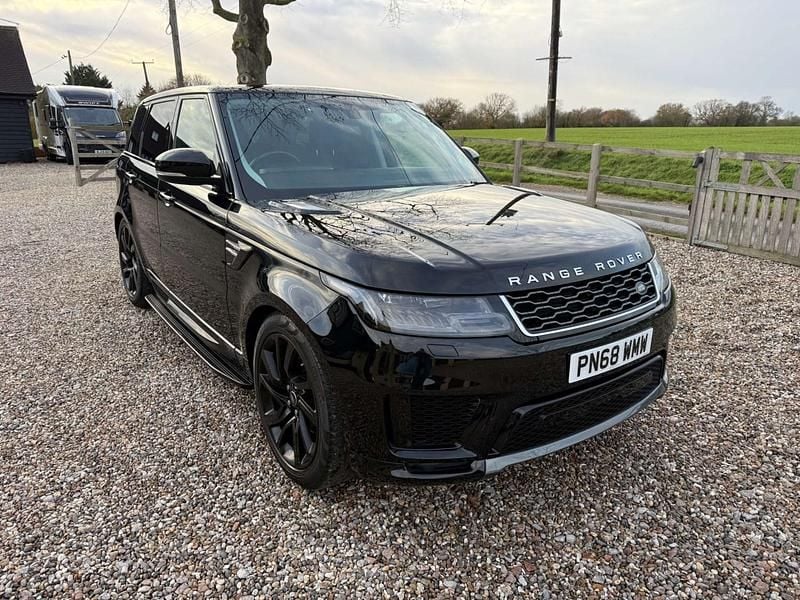 Black Used 2018 Land Rover Range Rover Sport HSE SUV | £23,495 (Fair price) - Image 1/4