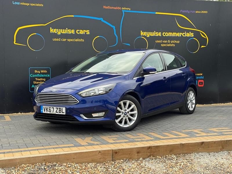 Blue Used 2017 Ford Focus Titanium Hatchback | £7,990 (Fair price) - Image 1/3