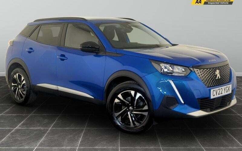 Blue Used 2022 Peugeot 2008 Allure Premium SUV | £13,995 (Good price) - Image 1/2