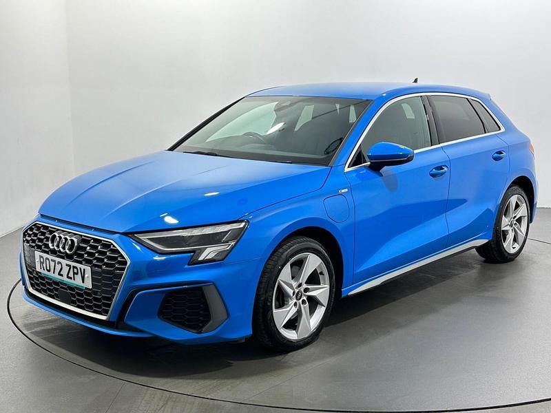 Used Audi A3 Sportback e-tron S-Line 2022 Blue Hatchback