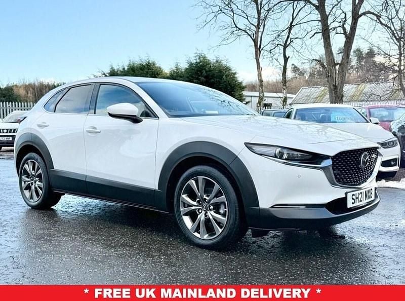 White Used 2021 Mazda CX-30 Inclusive SUV | £14,995 (Fair price) - Image 1/4