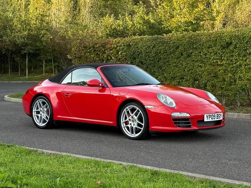 Red Used 2009 Porsche 911 Carrera 4S Cabriolet Cabriolet | £37,990 - Image 1/4