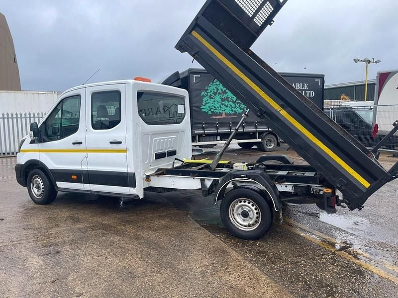 Used Ford Transit 130 HP (95 kW) 2019 White Cabriolet