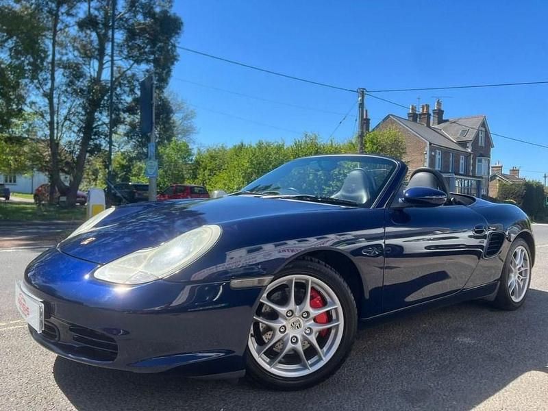 Used Porsche 986 Boxster 260 HP (191 kW) 2003 Blue Cabriolet