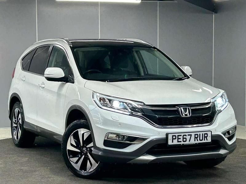 White Used 2017 Honda CR-V EX SUV | £13,485 (A bit pricey) - Image 1/4