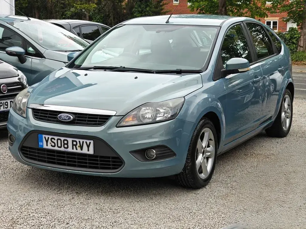 Used Ford Focus Zetec 100 HP (73 kW) 2008 Blue Hatchback