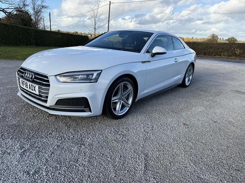 Used Audi A5 S-Line 252 HP (185 kW) 2018 White Coupe