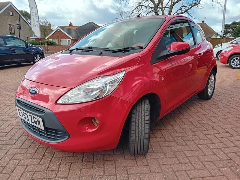 Used Ford Ka Zetec 2013 Red Hatchback