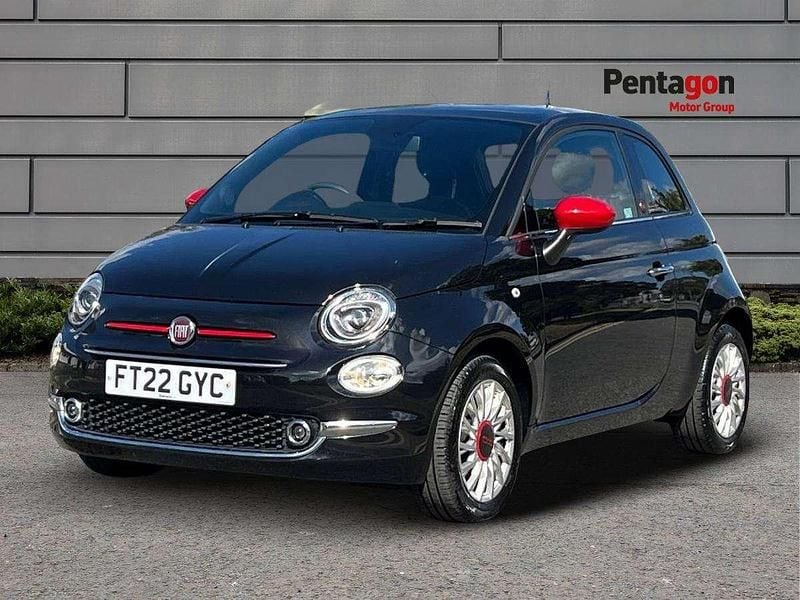 Used Fiat 500 Red 69 HP (50 kW) 2022 Black Hatchback