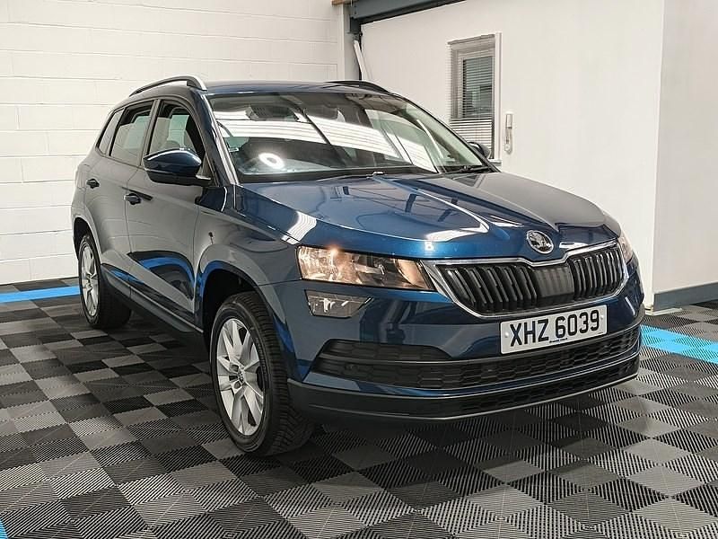 Blue Used 2020 Skoda Karoq SE Technology SUV | £12,495 (Super price) - Image 1/4