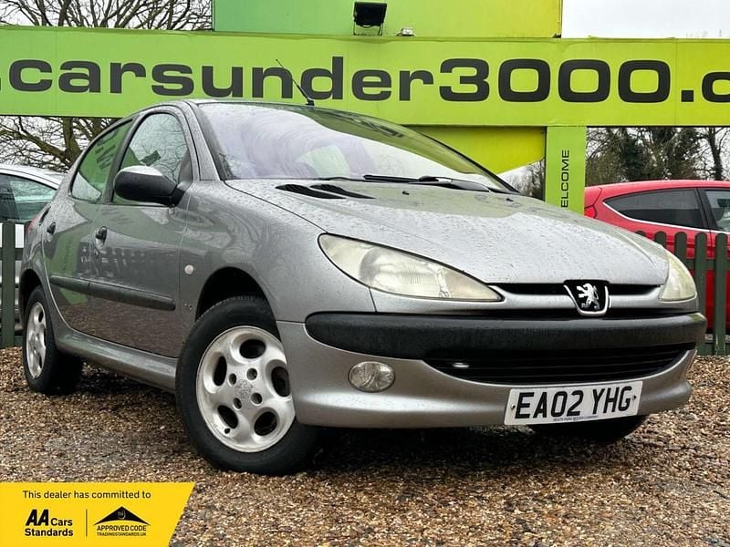 Used Peugeot 206 109 HP (80 kW) 2002 Grey Hatchback