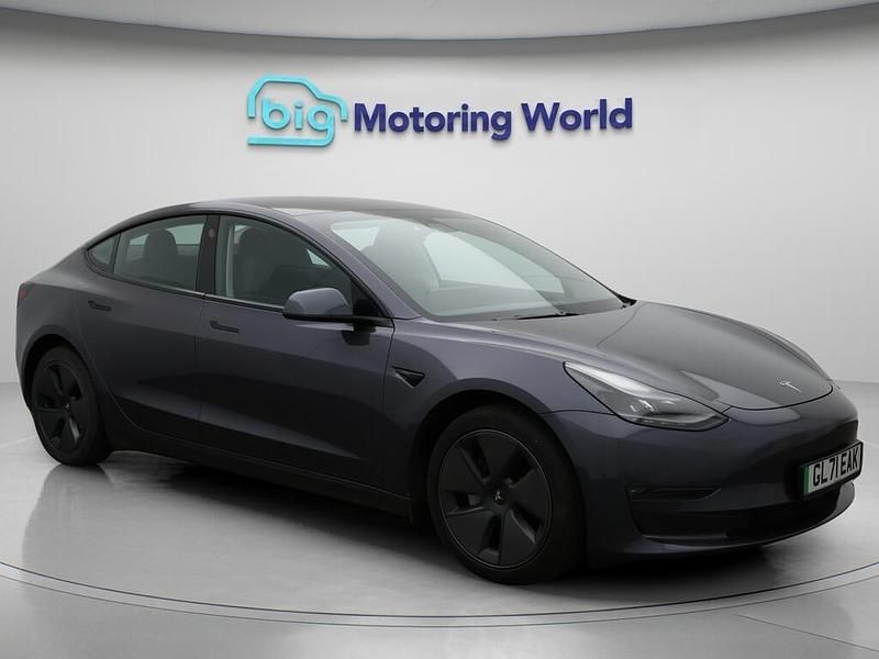 Grey Used 2021 Tesla Model 3 Long Range AWD Sedan | £17,200 (Fair price) - Image 1/4