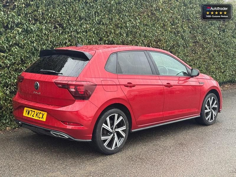 Usado VW Polo R-line 95 CV (69 kW) 2022 Rojo Utilitario