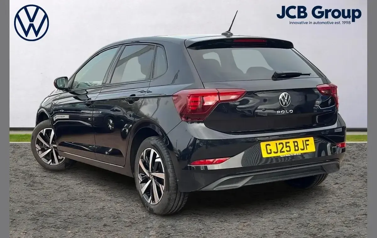 Used VW Polo Match 94 HP (69 kW) 2025 Black Hatchback