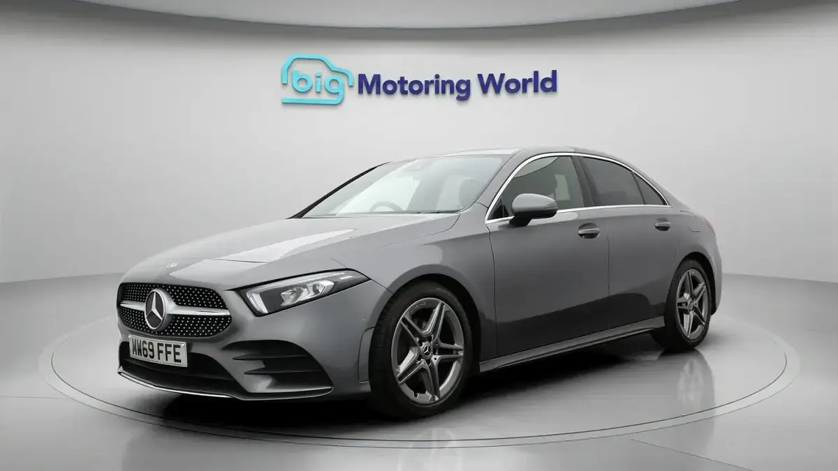 Used Mercedes A200 AMG line 163 HP (119 kW) 2019 Grey Sedan